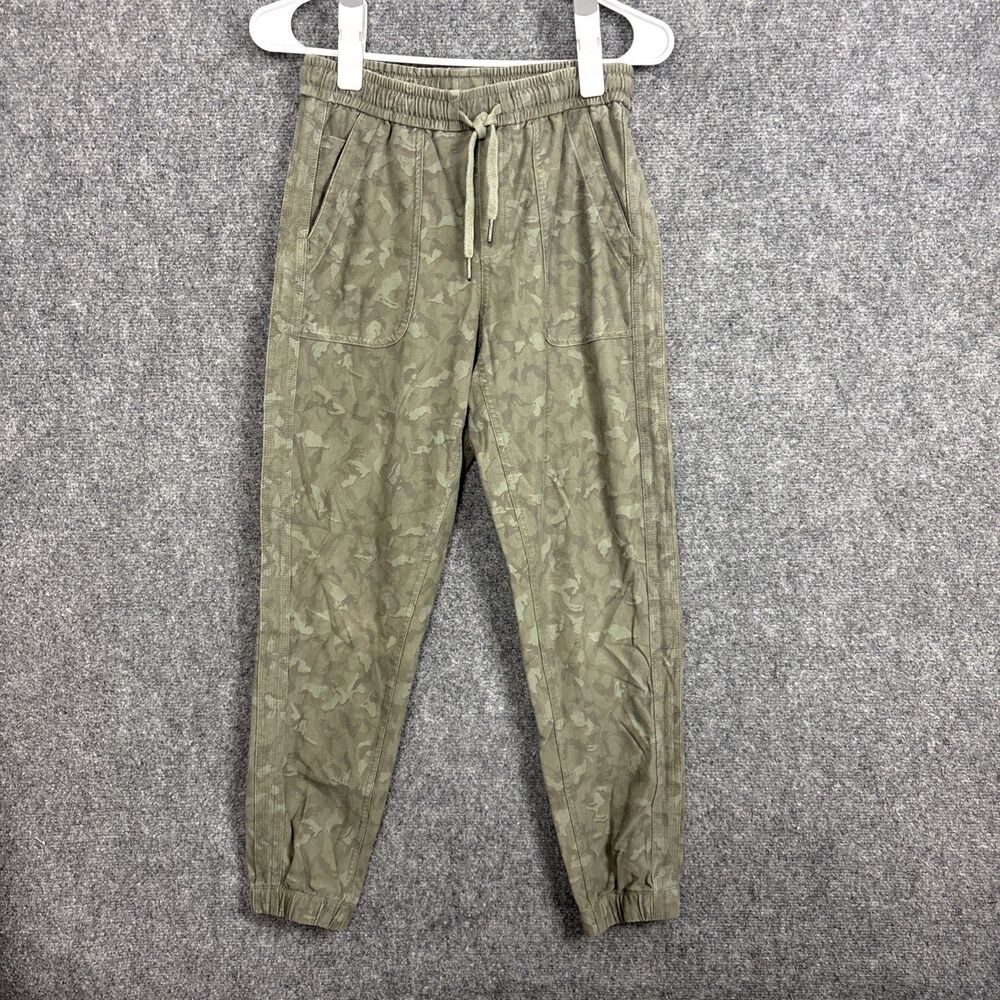 Athleta Pants Womens Size 2 Green camo Farallon Jogger Grunge Street wear